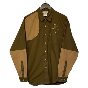 Columbia Ducks Unlimited Colab Sport shooting/hunting long sleeved button down.